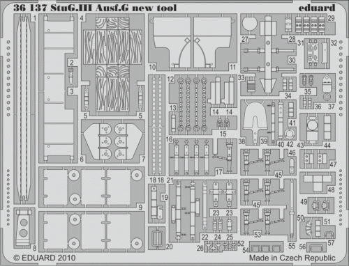 Go to product Eduard 36137 - 1:35 StuG.III Ausf.G new tool