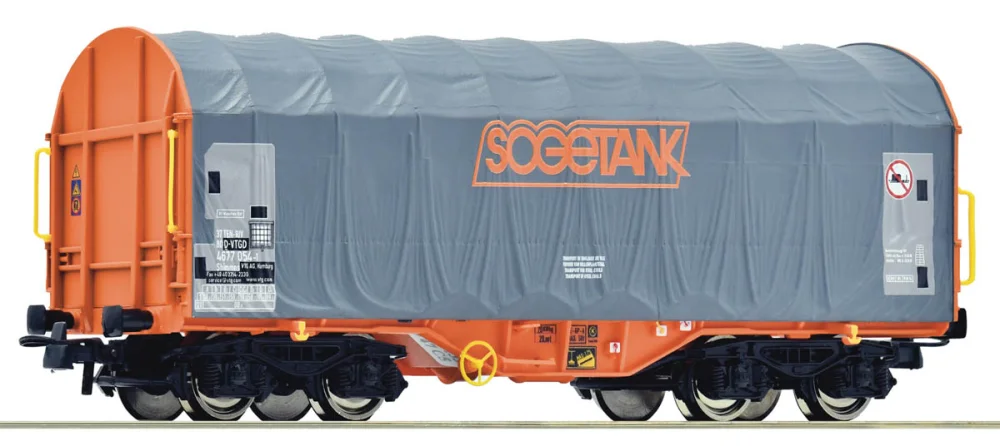 Roco 6600133 H0 - Wagon towarowy z plandeką typu Shimmns, Sogetank, ep.VI