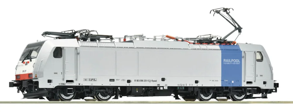 Roco 7510161 H0 - Lokomotywa elektryczna 186 251-5, Railpool, ep.VI, DCC z dźwiękiem