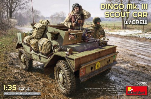 Go to product Miniart 53088 - 1:35 Dingo Mk.III Scout Car w/ Crew