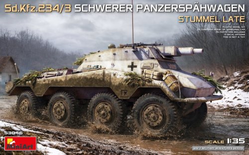 Go to product Miniart 53046 - 1:35 Sd.Kfz.234/3 Schwerer Panzerspahwagen Stummel Late