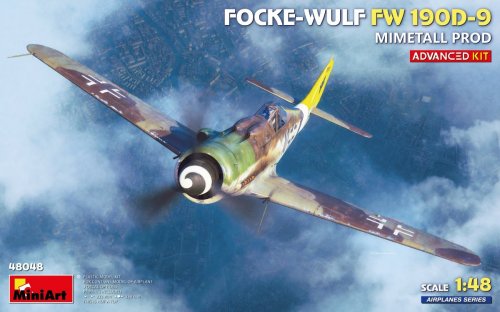 Go to product Miniart 48048 - 1:48 Focke Wulf Fw 190D-9 Mimetall Prod Advanced Kit