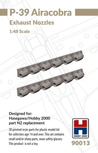 Hobby 2000 90013 - 1:48 P-39 Airacobra Exhaust Nozzles