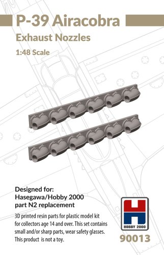 Go to product Hobby 2000 90013 - 1:48 P-39 Airacobra Exhaust Nozzles