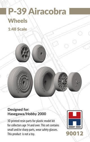 Go to product Hobby 2000 90012 - 1:48 P-39 Airacobra Wheels