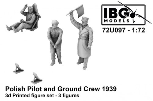 Go to product Preorder - IBG 72U097 - 1:72 Polish pilot and ground crew 1939 - 3D printed figure set