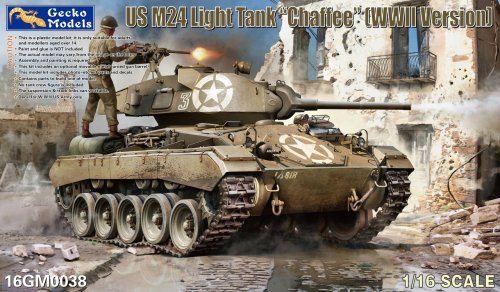 Go to product Preorder - Gecko Models 16GM0038 - 1:16 US M24 Light Tank Chaffee WWII Version