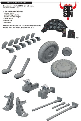 Go to product Eduard SIN63218 - 1:24 Bf 109G-6