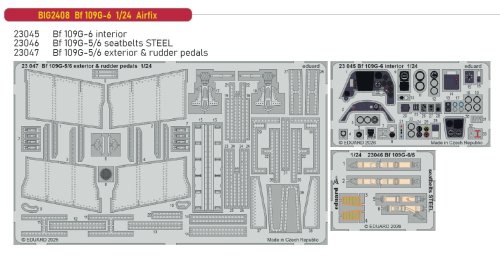 Go to product Eduard BIG2408 - 1:24 Bf 109G-6