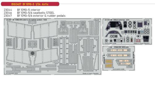 Go to product Eduard BIG2407 - 1:24 Bf 109G-5