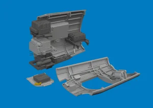 Eduard 6481191 - 1:48 P-40K radio compartment Print 3D