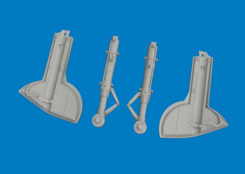 Go to product Eduard 6481169 - 1:48 Spitfire Mk.IX/XVI undercarriage legs Print 3D