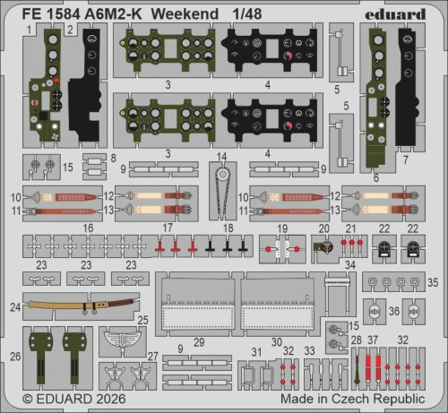 Go to product Eduard FE1584 - 1:48 A6M2-K Weekend
