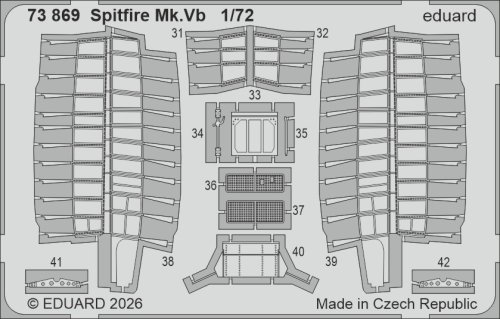 Go to product Eduard 73869 - 1:72 Spitfire Mk.Vb