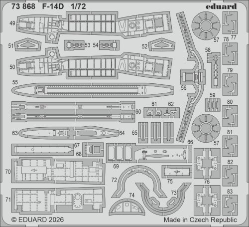 Go to product Eduard 73868 - 1:72 F-14D