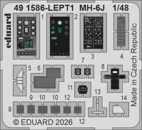 Go to product Eduard 491586 - 1:48 MH-6J