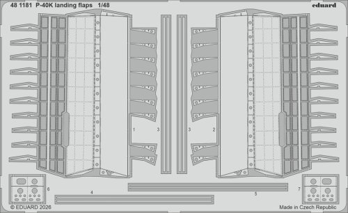 Go to product Eduard 481181 - 1:48 P-40K landing flaps