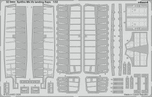 Eduard 325003 - 1:32 Spitfire Mk.Vb landing flaps