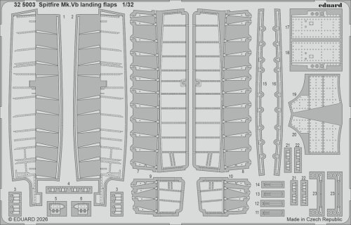 Go to product Eduard 325003 - 1:32 Spitfire Mk.Vb landing flaps