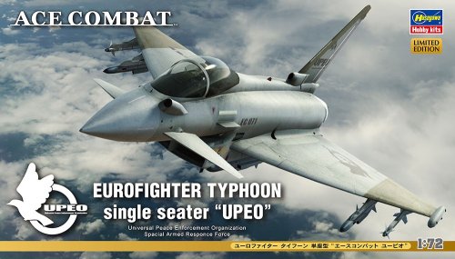 Go to product Hasegawa SP355 52155 - 1:72 Ace Combat Eurofigher Typhoon Single Seater UPEO