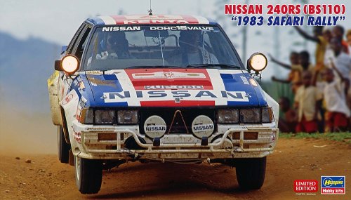 Go to product Hasegawa 20792 - 1:24 Nissan 240RS BS110 1983 Safari Rally