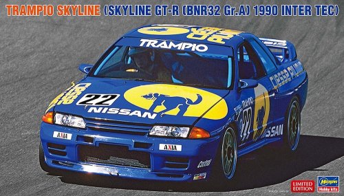 Go to product Hasegawa 20791 - 1:24 Trampio Skyline GT-R BNR32 Gr. A 1990 Inter Tec