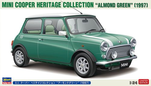 Go to product Hasegawa 20789 - 1:24 Mini Cooper Heritage Collection Almond Green Almond Green 1997