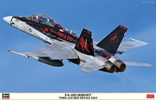 Go to product Hasegawa 07562 - 1:48 F/A-18D Hornet VFMA-232 Red Devils 2025