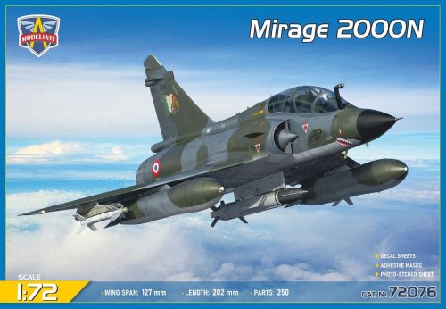 Go to product Modelsvit 72076 - 1:72 Mirage 2000N