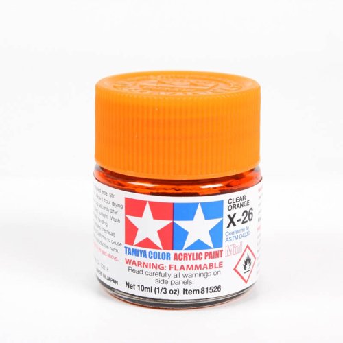 Go to product TAMIYA X-26 - Acrylic paint Clear Orange 10 ml