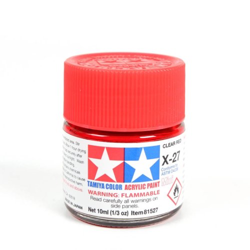 Go to product TAMIYA X-27 - Acrylic paint Clear Red 10 ml