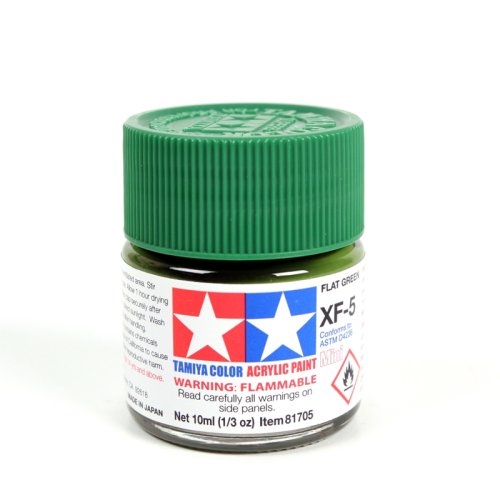 Go to product TAMIYA XF-5 - Acrylic paint Flat Green 10 ml
