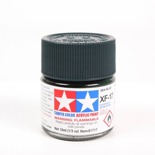 Go to product TAMIYA XF-17 - Acrylic paint Sea Blue 10 ml