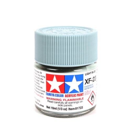 Go to product TAMIYA XF-23 - Acrylic paint Light Blue 10 ml
