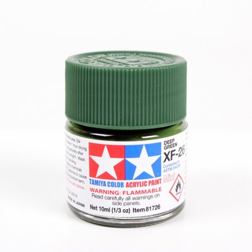 Go to product TAMIYA XF-26 - Acrylic paint Deep Green 10 ml