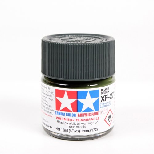 Go to product TAMIYA XF-27 - Acrylic paint Black Green 10 ml