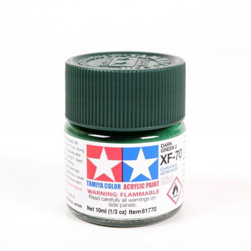 Go to product TAMIYA XF-70 - Acrylic paint Dark Green 2 10 ml