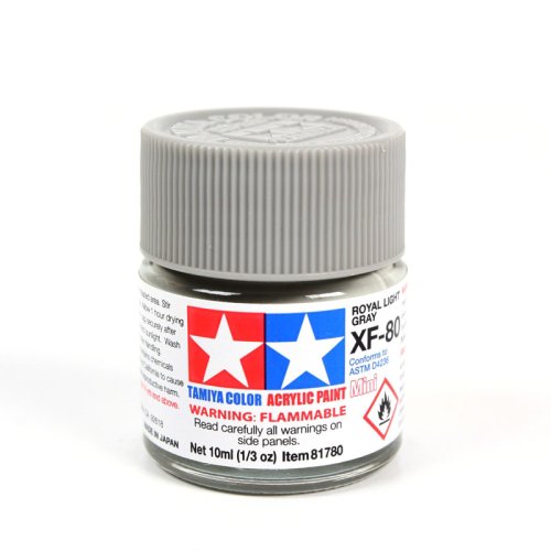 Go to product TAMIYA XF-80 - Acrylic paint Royal Light Gray 10 ml
