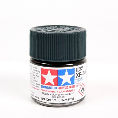 Go to product TAMIYA XF-85 - Acrylic paint Rubber Black 10 ml