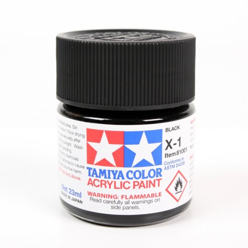 Go to product TAMIYA 81001 X-1 - Acrylic paint Black 23 ml