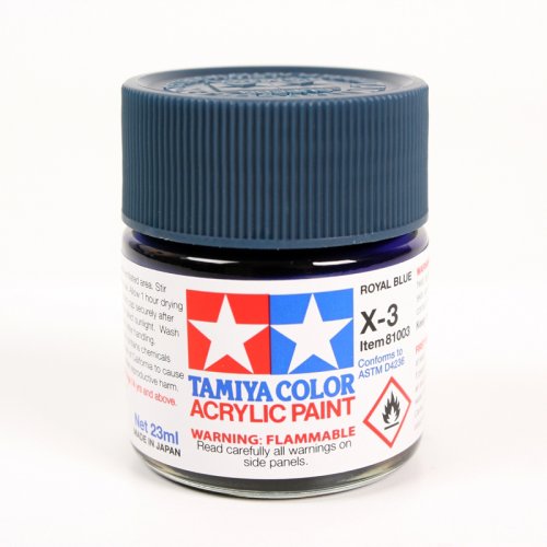 Go to product TAMIYA 81003 X-3 - Acrylic paint Royal Blue 23 ml