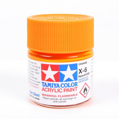 Go to product TAMIYA 81006 X-6 - Acrylic paint Orange 23 ml