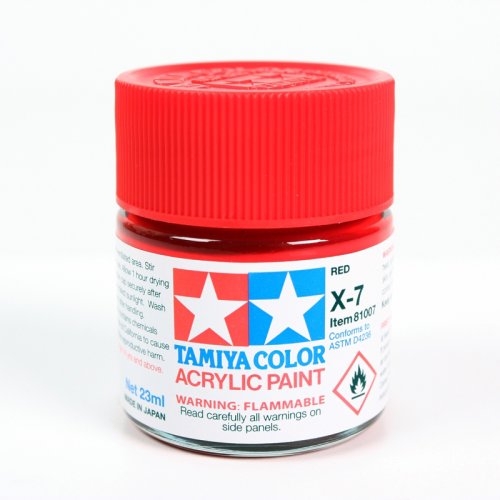 Go to product TAMIYA 81007 X-7 - Acrylic paint Red 23 ml
