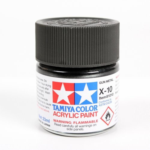 Go to product TAMIYA 81010 X-10 - Acrylic paint Gun Metal 23 ml