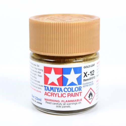 Go to product TAMIYA 81012 X-12 - Acrylic paint Gold Leaf 23 ml