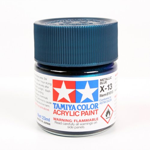 Go to product TAMIYA 81013 X-13 - Acrylic paint Metallic Blue 23 ml