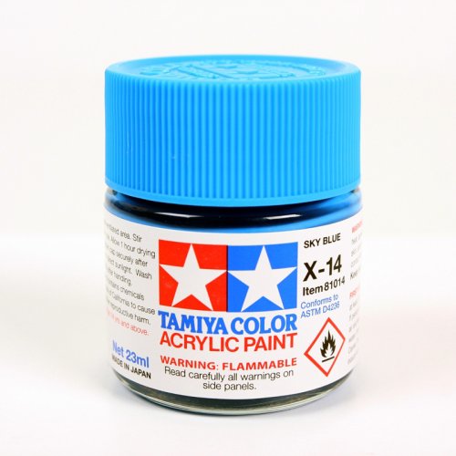 Go to product TAMIYA 81014 X-14 - Acrylic paint Sky Blue 23 ml