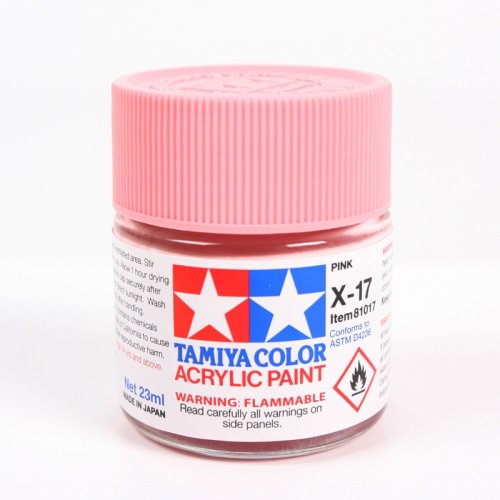 Go to product TAMIYA 81017 X-17 - Acrylic paint Pink 23 ml