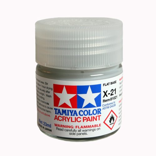 Go to product TAMIYA 81021 X-21 - Acrylic paint Flat Base 23 ml