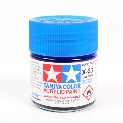 Go to product TAMIYA 81023 X-23 - Acrylic paint Clear Blue 23 ml